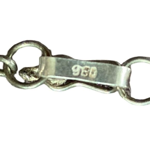 Cubed Square Sterling Silver Fold Over Clasp Bracelet - Picture 9 of 14